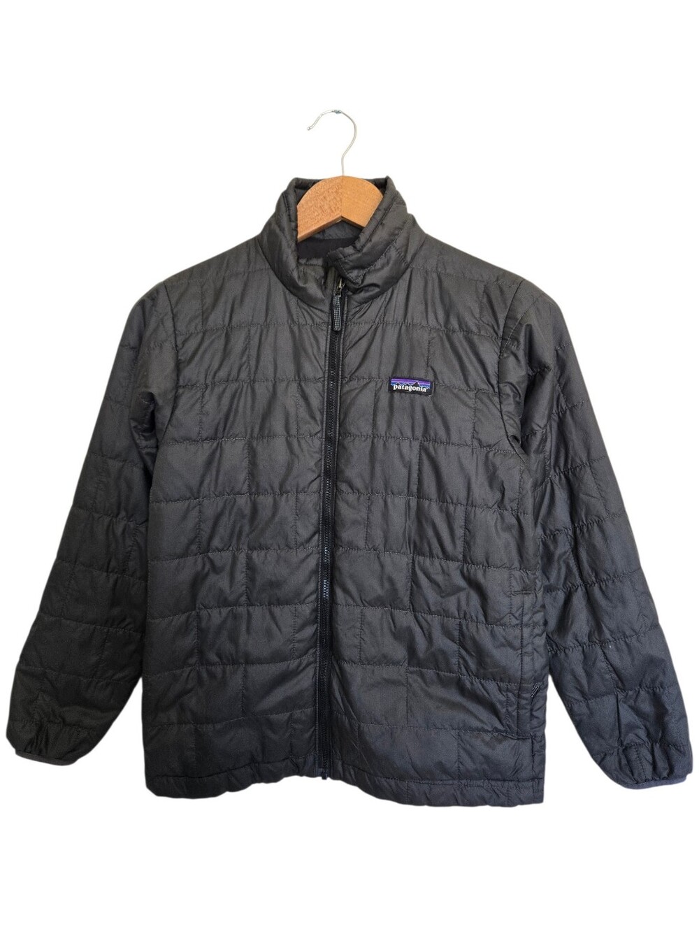 Patagonia Kids Nano Puff Jacket Black Size M 10